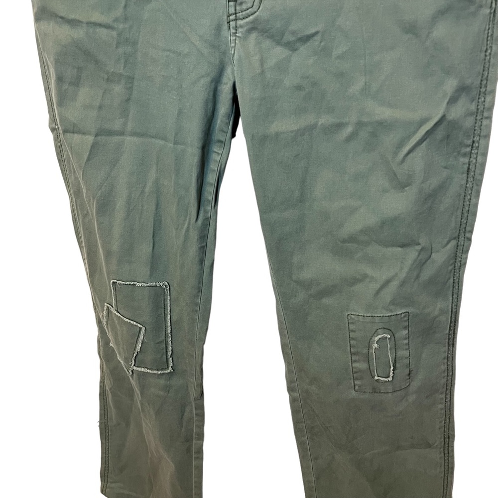 Cabi Green Army Patchwork Pants - image 7